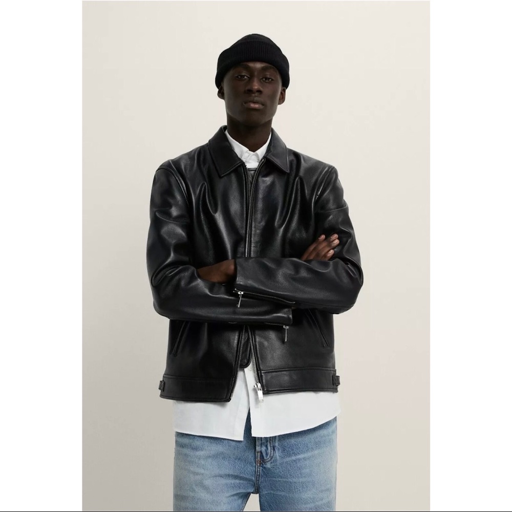 [WANT TO BUY] ZARA GENUINE LEATHER JACKET SIZE XL